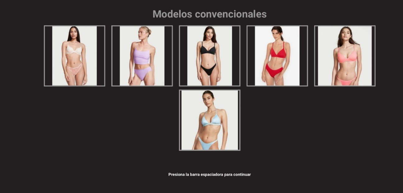 Victoria Secret 03 - Investigación de la percepción de imagen de marca de Victoria's Secret respecto al uso en la publicidad de modelos convencionales versus modelos no convencionales.